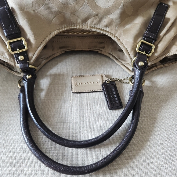 Coach Signature Maddison Sateen Abigail Satchel Shoulder Bag 18648 - Picture 7 of 15